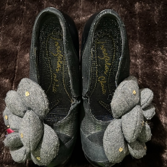 Irregular Choice Black Floral Heels - Picture 10 of 11